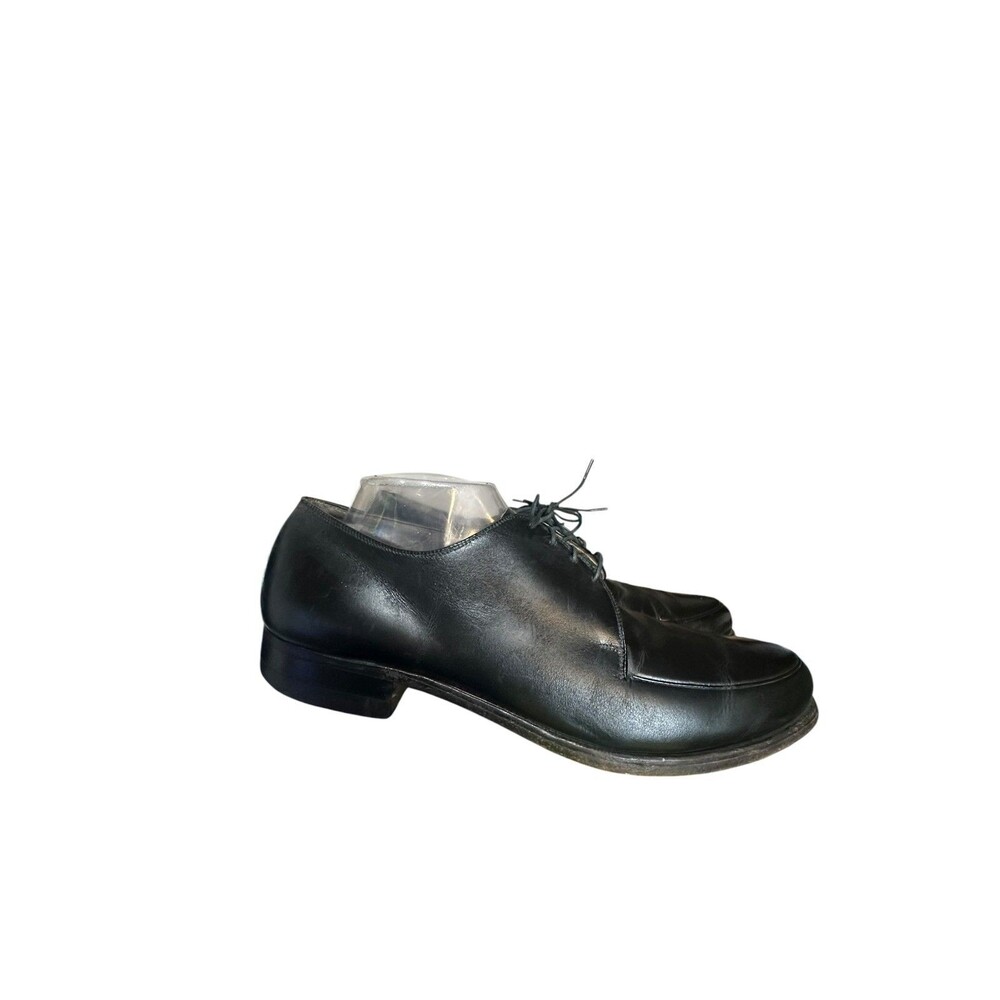 Vintage Crosby Square Lace Up Black Men’s Dress Shoes Size 10 D Special Occasion